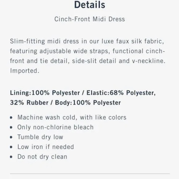 Abercrombie & Fitch Black Floral Cinch Front Midi with Slit, Size Small Tall - Picture 7 of 10